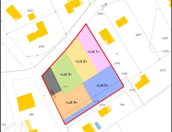 Terrains à Bâtir  5 lots 1000m² à 1200m²A.B.I - Agence Bourdarios Immobilier - A.B.I  Agence Bourdarios Immobilier-1